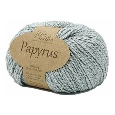 Пряжа Fibra Natura Papyrus Фибра Натура Папирус, 77% хлопок, 23% шелк, 50 г, 120 м, 1 моток.