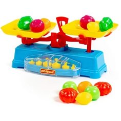 Игровой набор весы фрукты и овощи Полесье