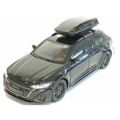Машинка Audi RS 6 со съемным автобоксом на крыше, металлическая 1:24, с клаксоном, свет, звук MSN Trading Limited