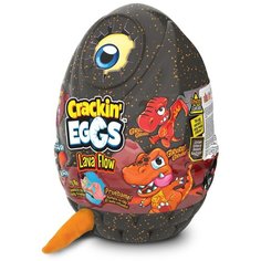 Мягкая игрушка Crackin Eggs "Динозавр оранжевый в яйце", серия Лава, 22 см, арт. SK004A1
