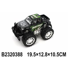 Машинка инерционная, цвет: черный, 19,5x12,8x10,5 см NO Mark