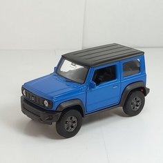 Металлическая машинка 1:34-1:39 SUZUKI JIMNY, синий 43810D Welly