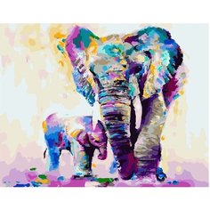 Картина по номерам Под надежной защитой 40х50 см Hobby Home