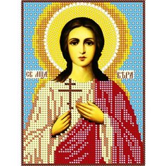 Алмазная мозаика икона Святая Вера 17*23 см Diamant