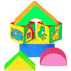 Развивающая игрушка «Кубики Домики» Мякиши