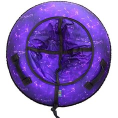 Санки надувные Тюбинг RT Созвездие фиолетовое + автокамера, диаметр 118 см Snowshow