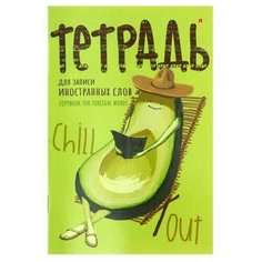 Тетрадь для записи иностранных слов А6, 48 листов, обложка мелованный картон, глянцевая ламинация Альт
