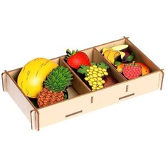 Нескучные игры Набор «Фрукты на магнитах» в коробке, 15 деталей