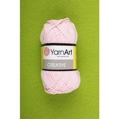 Пряжа YarnArt Creative светло-розовый (229), 100%хлопок, 85м, 50г, 1шт