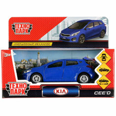 Технопарк. Модель "Kia Ceed" арт. CEED-BU 12см, открыв. двери, инерц, синий в кор. CEED-BU