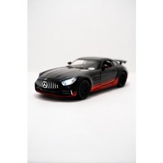 Машинка инерционная металлическая Mercedes GTR Samurai с имитацией дыма 1:24 Китай