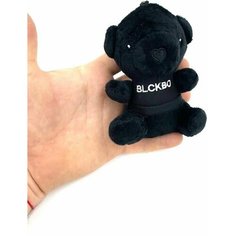 Мягкая игрушка черный плюшевый мишка Брелок BLCKBO Черный Медведь Блэкбо SB