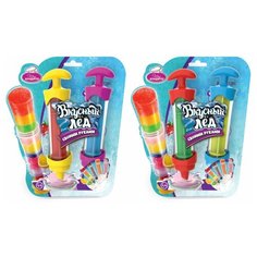 Игровой набор 1toy Шеф-кондитер: Вкусный лед, 2 шприца