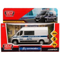 Машинка Технопарк CITROEN JUMPER Полиция 14 см