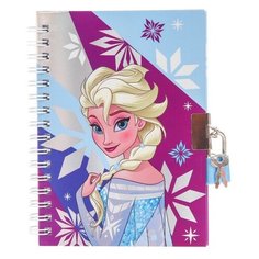 Записная книжка на замочке А6 "Эльза", Холодное сердце, 50 листов Disney