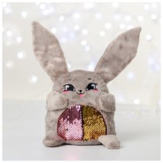 Мягкая игрушка «Зайка Софи», с пайетками, 16 см х 8 см х 17 см Milo Toys
