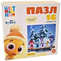 Пазл 16 Цветняшки Дружная компания 07457 Origami
