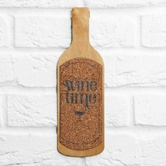 Органайзер настенный с пробкой "Wine time" Нет бренда