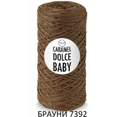 Шнур для вязания Caramel Dolce baby 1шт. Брауни 7392