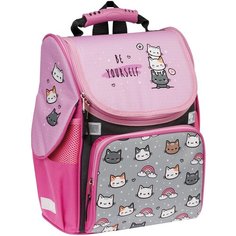 Ранец для девочки OfficeSpace ортопедический, "ArtSpace Junior", Be Yourself, 37х28х21 анатомическая спинка (Uni_17767)