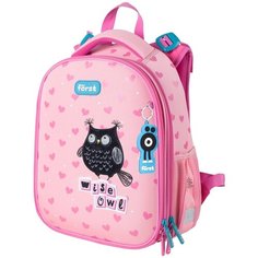 Ранец для девочки Forst ортопедический, "F-Top", Black Owl, 36х28х15 см, анатомическая спинка (FT-RY-010603)