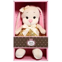 Мягкая игрушка "Зайка Лин в золотом платье с пайетками", 20 см JL-02202309-20 Jack & Lin