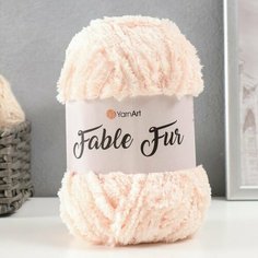 Пряжа "Fable Fur" 100% микрополиэстер 100м/100гр (976 чайная роза) Yarn Art