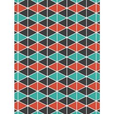 Отрезная ткань для мебели Ambesonne "Педантизм треугольников" метражом для рукоделия и шитья, оксфорд, 155 см