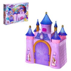 Замок для кукол "Мечта" свет, звук, складной, с фигурками и аксессуарами Нет бренда