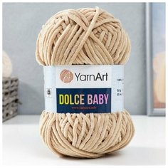 Пряжа YarnArt Dolce baby 50 гр/85 м 100% микрополиэстер 747 бежевый 2 шт.