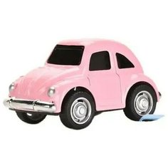 Инерционная машинка Alloy car металлическая Спортивная розовая 1шт Takara Tomy