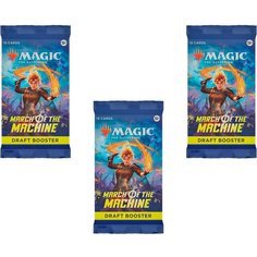 Magic The Gathering: 3 Драфт-бустера MTG издания March of the Machine на английском языке