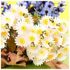Декор флористический "Пчелы",13 х 10 мм, 28 шт./В упаковке шт: 1 NO Name