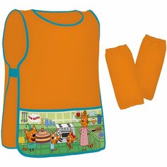 Фартук накидка с нарукавниками "Три Кота" CTDB-UT1-029P 55,5×40,5 см Seventeen