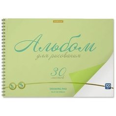 Альбом для рисования А4, Neon зеленый Случай