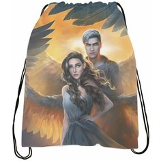 Мешок - сумка для обуви Kлуб Poмaнтики: Ceкpeт Heбec № 28 Bugrikshop