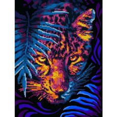 Алмазная мозаика LORI "Хищник", 30х40 см, частичное заполнение (Ам-005)