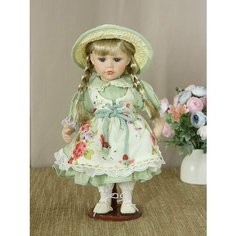 Кукла "Зина" фарфоровая (на подставке), 30 см Polly Dolls