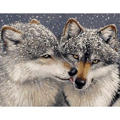 Картина по номерам Волчья любовь 40х50 см АртТойс
