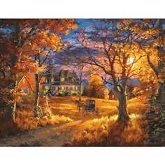 Картина по номерам Осенняя ночь 40х50 см АртТойс