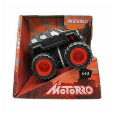 Машинка инерционная MOTORRO Джип черный 1:43 103503M