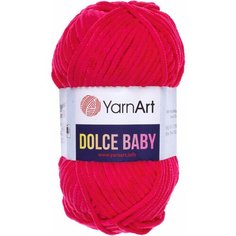 Пряжа YarnArt Dolce Baby малиновый (759), 100%микрополиэстер, 85м, 50г, 3шт