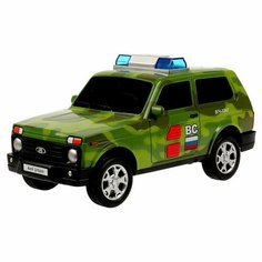 Машинка ТехноПарк Lada 4x4 Urban Камуфляж 19,5см свет, звук URBANBLACK-20PLMIL-GN