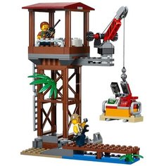 Конструктор/ Сити/ Cities / Город/ Вертолет для доставки грузов в джунгли Lari (Bela)