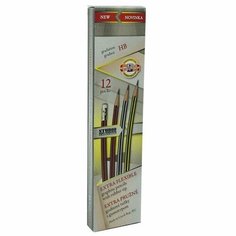 Карандаш чернографитный (простой) Koh-I-Noor 1397 (НВ, с ластиком, пластик) 12шт. (1397012003KS)