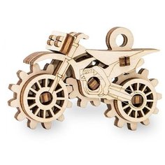 Деревянный конструктор-брелок EWA "Эвик: Кроссбайк" Eco Wood Art