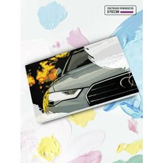 Картина по номерам на холсте Audi постер, 40 х 60 см
