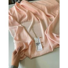 Ткань Плательно-блузочный жаккардовый шелк с добавлением вискозы, 1 м. Noname