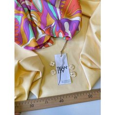 Ткань Костюмно-плательный хлопковый однотонный микровельвет, 1 м. Noname