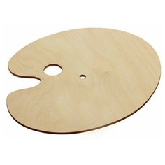 Палитра деревянная, овальная, № 4, 21 х 24.5 см Calligrata